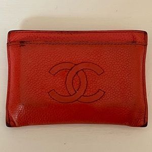 Chanel card holder